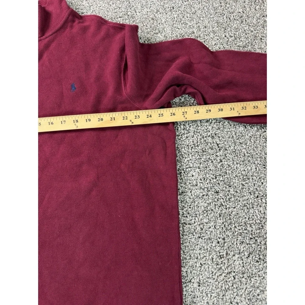 Polo Ralph Lauren  1/4 Zip Sweater Men's Size 2XL Red Preppy